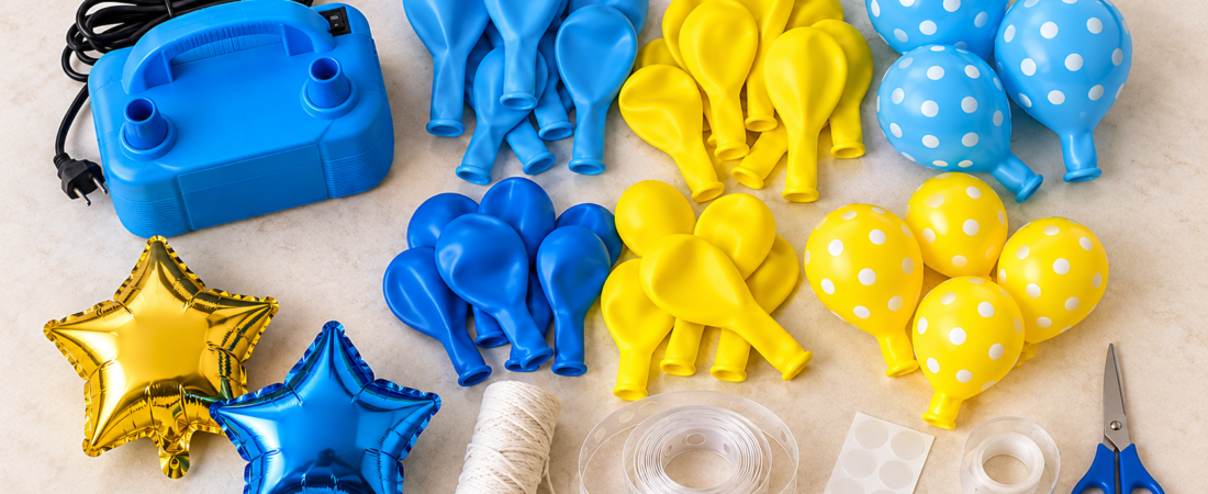 How to Make a Simple Balloon Garland for a Birthday Party (2 Easy Methods)
