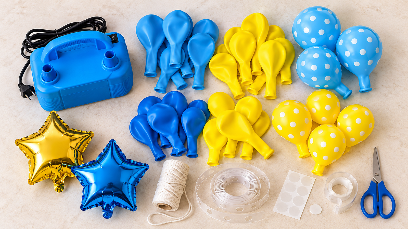 How to Make a Simple Balloon Garland for a Birthday Party (2 Easy Methods)